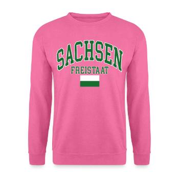 Saxe - Sweat-shirt Unisexe - rose - Devant