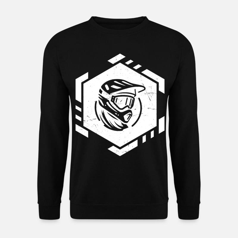 Mountainbike Radfahren Damen MTB Radfahrer - Unisex Pullover - Schwarz