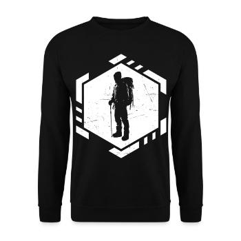 Bloc Bloc Klettern Grimpeur Escalade - Sweat-shirt Unisexe - noir - Devant - Alina (178cm) & Michal (187cm)