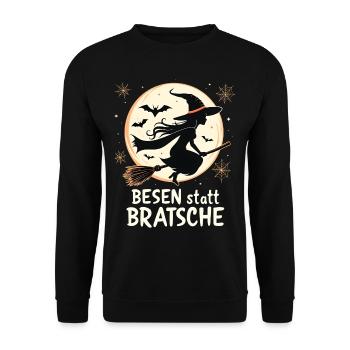 alto alto musicien Halloween amusant dicton - Sweat-shirt Unisexe - noir - Devant - Alina (178cm) & Michal (187cm)