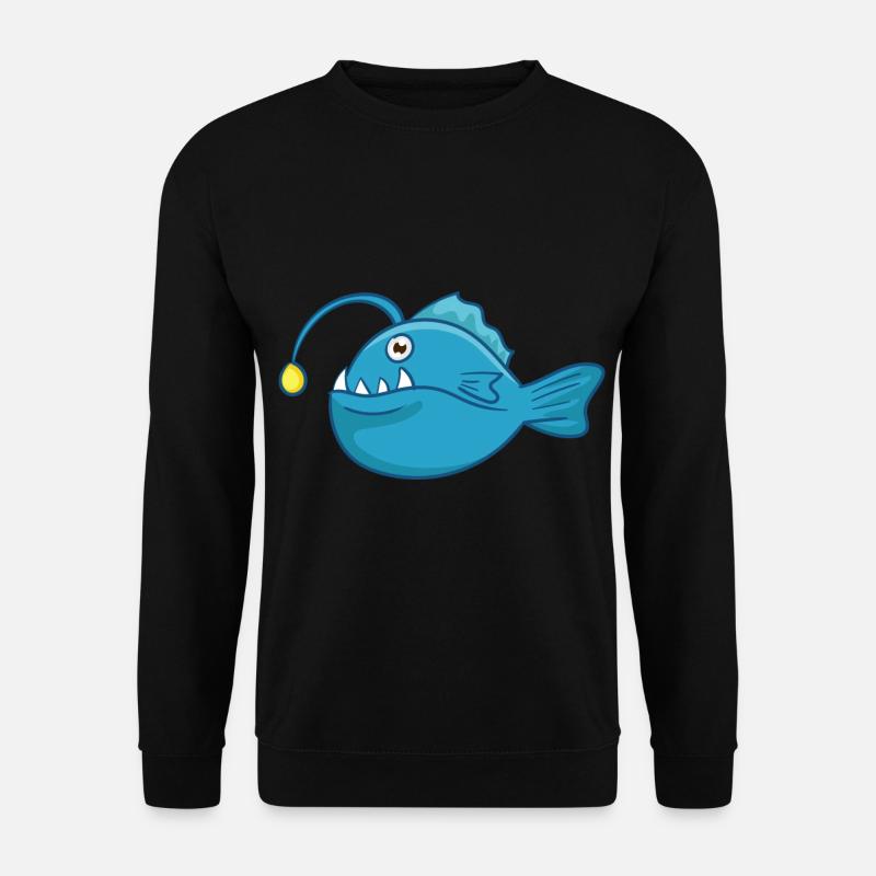 Thick deep-sea fish - Unisex Sweatshirt - black