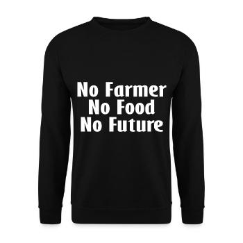 Tractor and Demo - Unisex Sweatshirt - black - Front - Alina (178cm) & Michal (187cm)