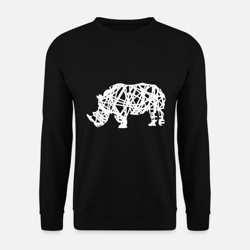 Nashorn - Unisex Pullover - Schwarz