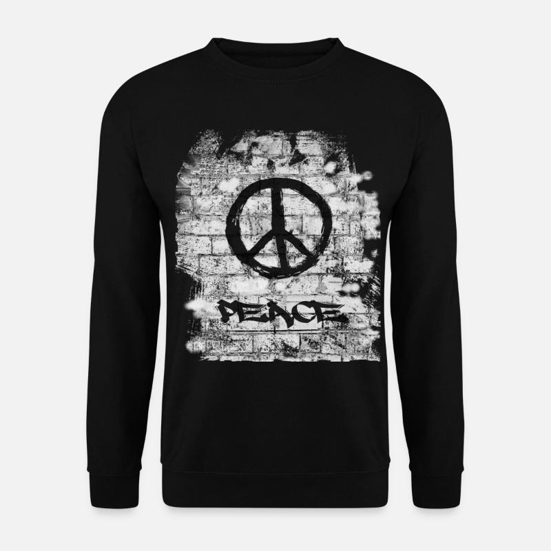 Peace - Sweat-shirt Unisexe - noir