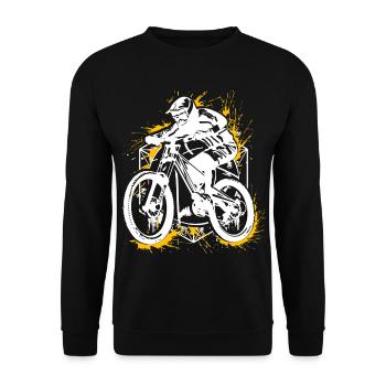VTT VTT - VTT - VTT - Sweat-shirt Unisexe - noir - Devant - Alina (178cm) & Michal (187cm)