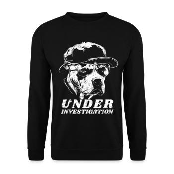 Pitbull - Under Investigation - Unisex Pullover - Schwarz - Vorne - Alina (178cm) & Michal (187cm)