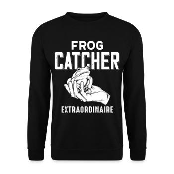 Frog catcher, extraordinary master of the - Unisex Sweatshirt - black - Front - Alina (178cm) & Michal (187cm)