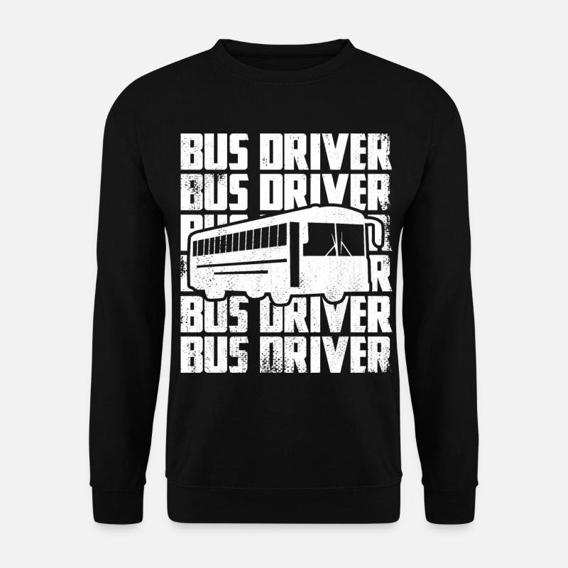 Chauffeur de bus - Sweat-shirt Unisexe - noir