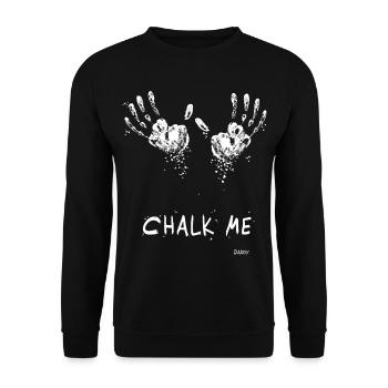 Empreinte Chalk Me Daddy - Bloc / Escalade soft - Sweat-shirt Unisexe - noir - Devant - Alina (178cm) & Michal (187cm)