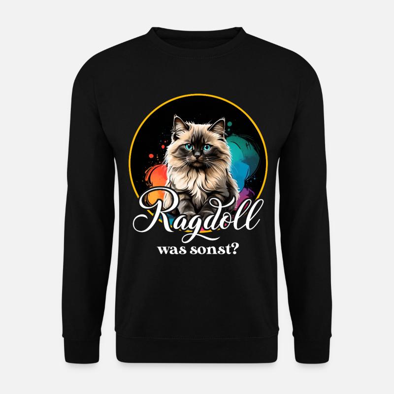 Ragdoll Katze - Unisex Pullover - Schwarz