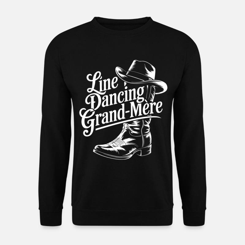 Line Dancing Oma - Unisex Pullover - Schwarz