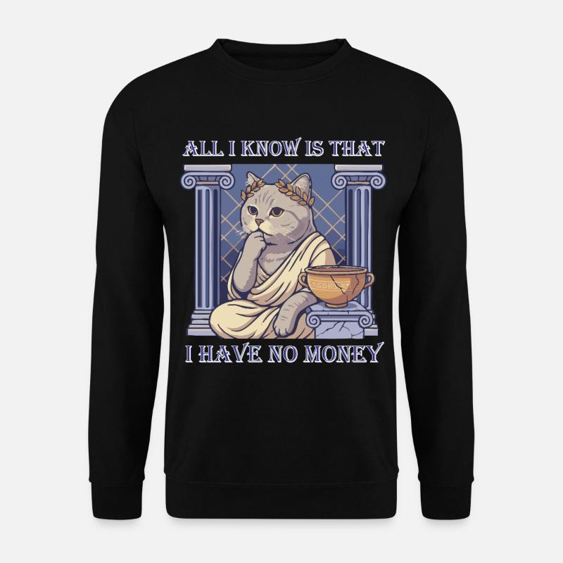 kein Geld - Unisex Pullover - Schwarz