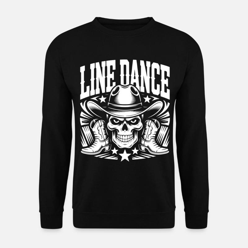 Lone Dance Skull Rodeo - Unisex Sweatshirt - black