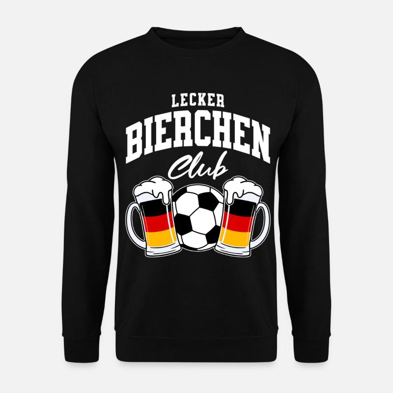 Lecker Bierchen Club - Fußball Deutschland - Unisex Pullover - Schwarz