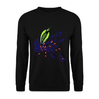 Padma Vayu - Unisex Pullover - Schwarz - Vorne - Alina (178cm) & Michal (187cm)