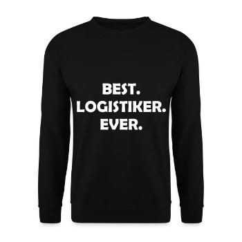 Transport und Logistik Experten - Unisex Pullover - Schwarz - Vorne - Alina (178cm) & Michal (187cm)