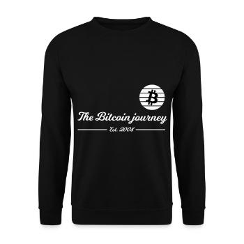 L’histoire de Bitcoin - Sweat-shirt Unisexe - noir - Devant - Alina (178cm) & Michal (187cm)