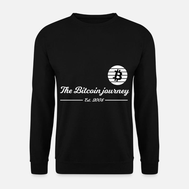 Die Bitcoin Geschichte - Unisex Pullover - Schwarz