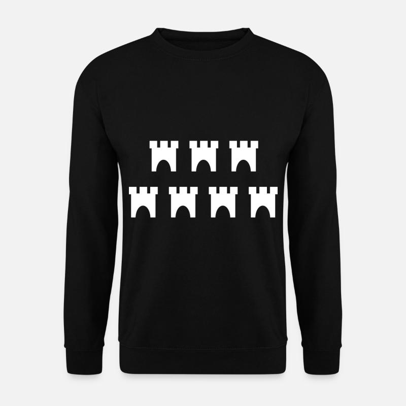 Siebenbürger Burgen - Unisex Pullover - Schwarz