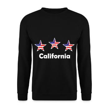 Californie - Sweat-shirt Unisexe - noir - Devant - Alina (178cm) & Michal (187cm)