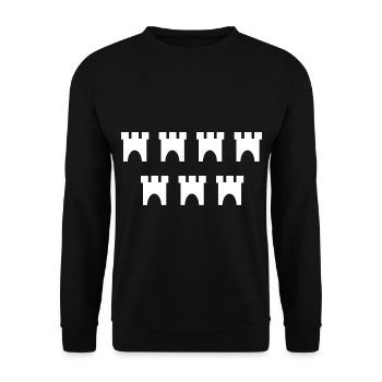 Fans de Transylvanie - Sweat-shirt Unisexe - noir - Devant - Alina (178cm) & Michal (187cm)