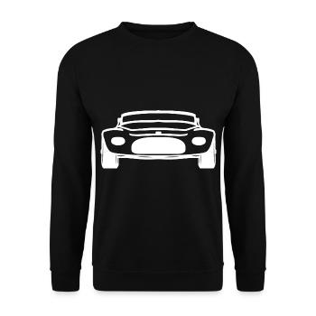 Die Autofahrer - Unisex Pullover - Schwarz - Vorne - Alina (178cm) & Michal (187cm)