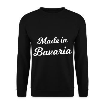 De la belle Bavière - Sweat-shirt Unisexe - noir - Devant - Alina (178cm) & Michal (187cm)