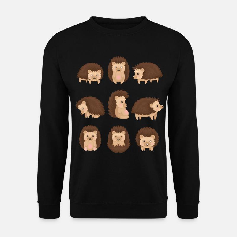 Hedgehog - Unisex Sweatshirt - black