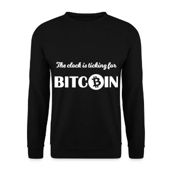 Le temps presse pour le bitcoin - Sweat-shirt Unisexe - noir - Devant - Alina (178cm) & Michal (187cm)