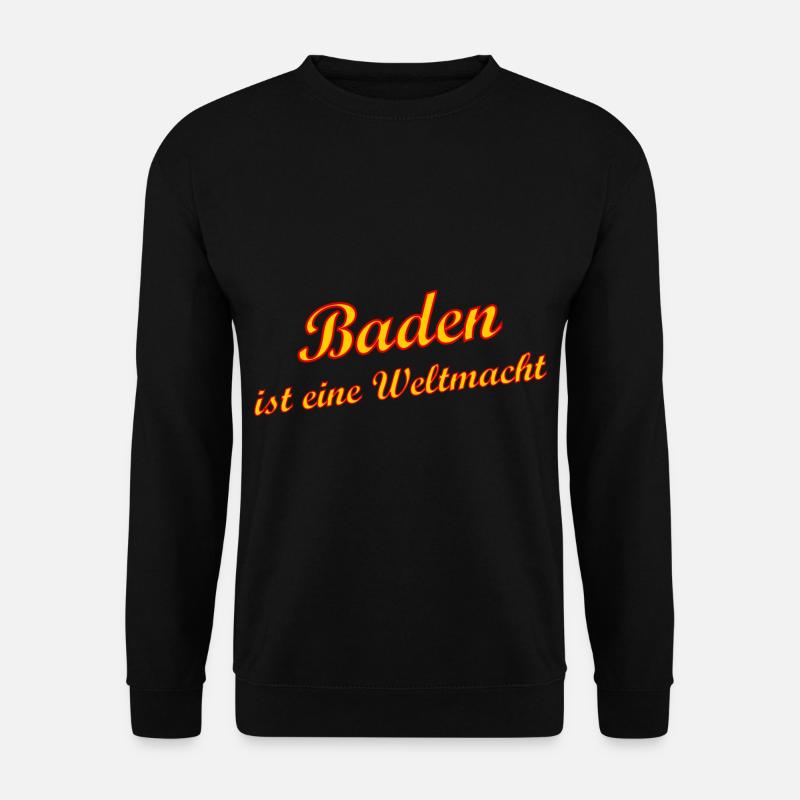 Die Badner Weltmacht - Unisex Pullover - Schwarz