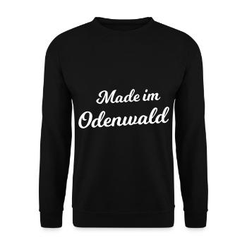 Aus dem Odenwald - Unisex Pullover - Schwarz - Vorne - Alina (178cm) & Michal (187cm)