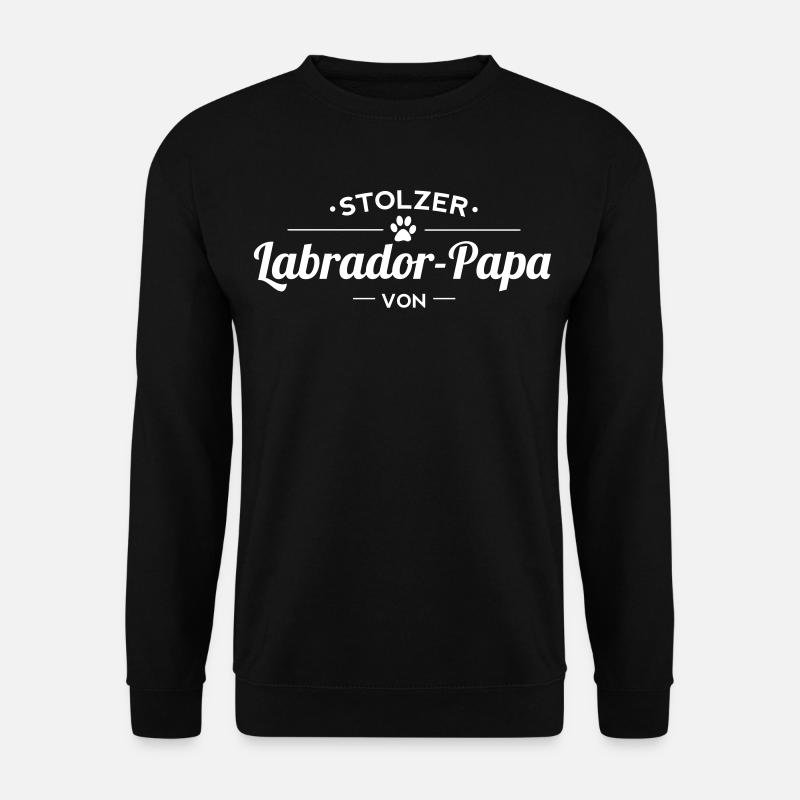 Labrador-Papa Wunschname - Unisex Pullover - undefined