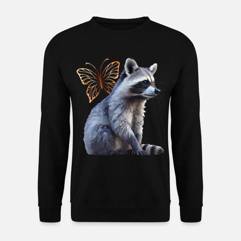 Raccoon - Unisex Sweatshirt - black