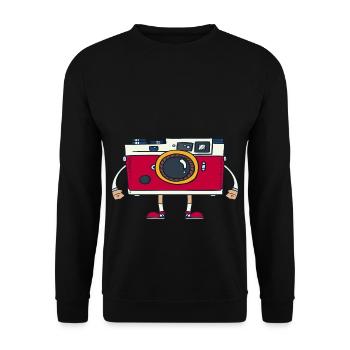 Photos de l'appareil photo - Sweat-shirt Unisexe - noir - Devant - Alina (178cm) & Michal (187cm)
