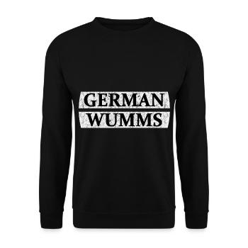 The German Boom - Unisex Sweatshirt - black - Front - Alina (178cm) & Michal (187cm)