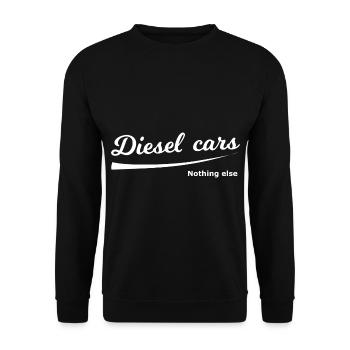 The diesel cars - Unisex Sweatshirt - black - Front - Alina (178cm) & Michal (187cm)
