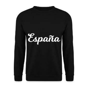 Espagne - Sweat-shirt Unisexe - noir - Devant - Alina (178cm) & Michal (187cm)