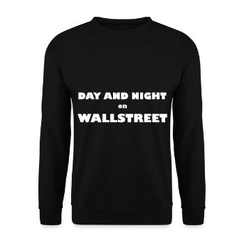 Day and Night Investor - Unisex Sweatshirt - black - Front - Alina (178cm) & Michal (187cm)