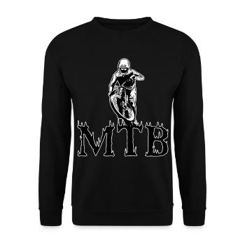 Vélo de montagne Cyclisme Cyclisme Cyclisme - Sweat-shirt Unisexe - noir - Devant - Alina (178cm) & Michal (187cm)