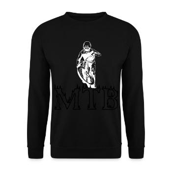 Vélo de montagne Cyclisme Cyclisme Cyclisme - Sweat-shirt Unisexe - noir - Devant - Alina (178cm) & Michal (187cm)