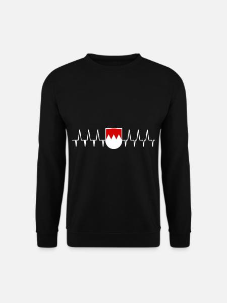 A heart for Franconia - Unisex Sweatshirt - black