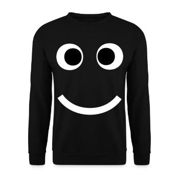 Visage d’enfants Grimace Drôle T-Shirt Monster - Sweat-shirt Unisexe - noir - Devant - Alina (178cm) & Michal (187cm)