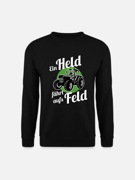 Trekker Traktor landwirt - Unisex Pullover - Schwarz