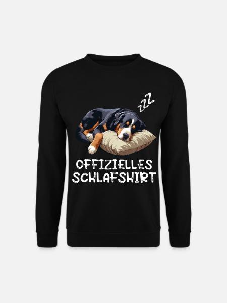 Offizielles Schlafshirt Appenzeller Sennenhund - Unisex Pullover - Schwarz