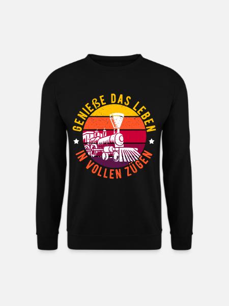 Zug - Unisex Pullover - Schwarz