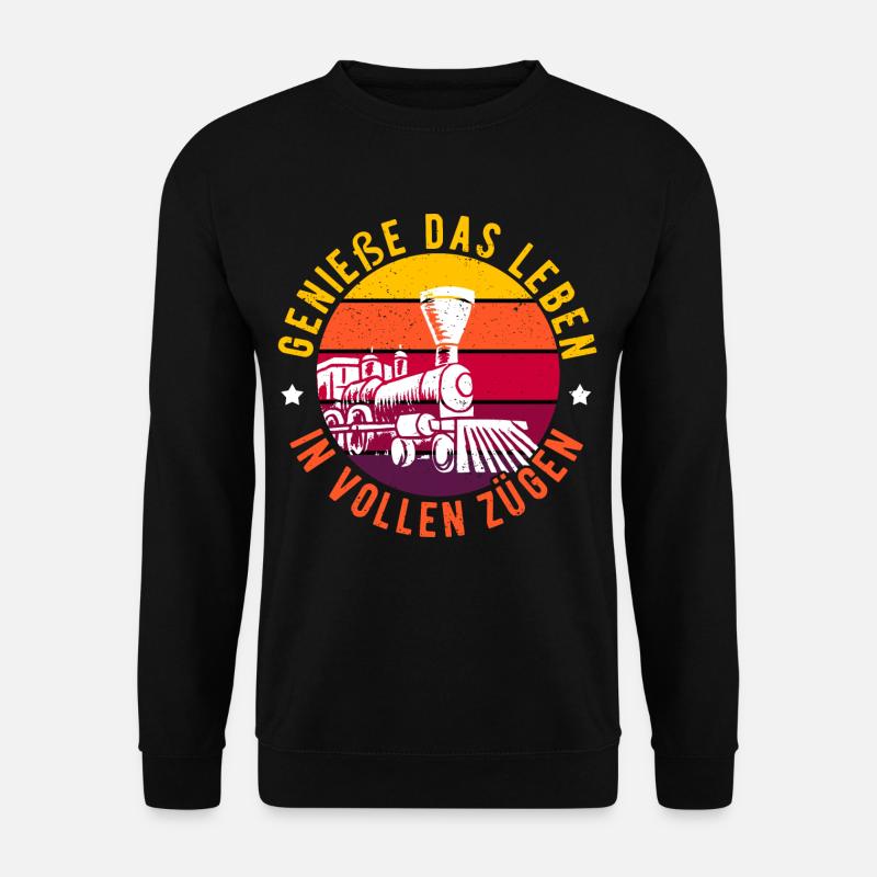 Zug - Unisex Pullover - Schwarz