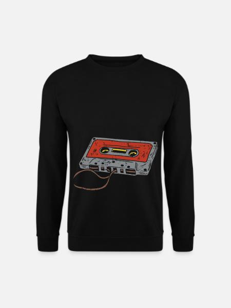 Kassette 90 Oldschool - Unisex Pullover - Schwarz