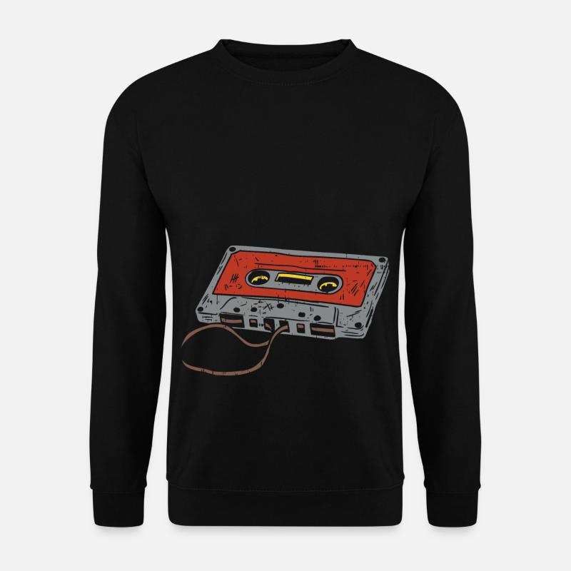 Kassette 90 Oldschool - Unisex Pullover - Schwarz