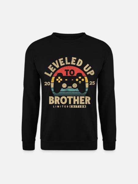 Promoted to Brother 2025 - Unisex Sweatshirt - black