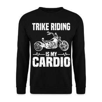 Trike - Unisex Pullover - Schwarz - Vorne - Alina (178cm) & Michal (187cm)